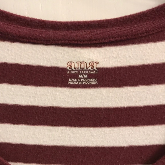 A.n.a. Striped Tee - Picture 2 of 5
